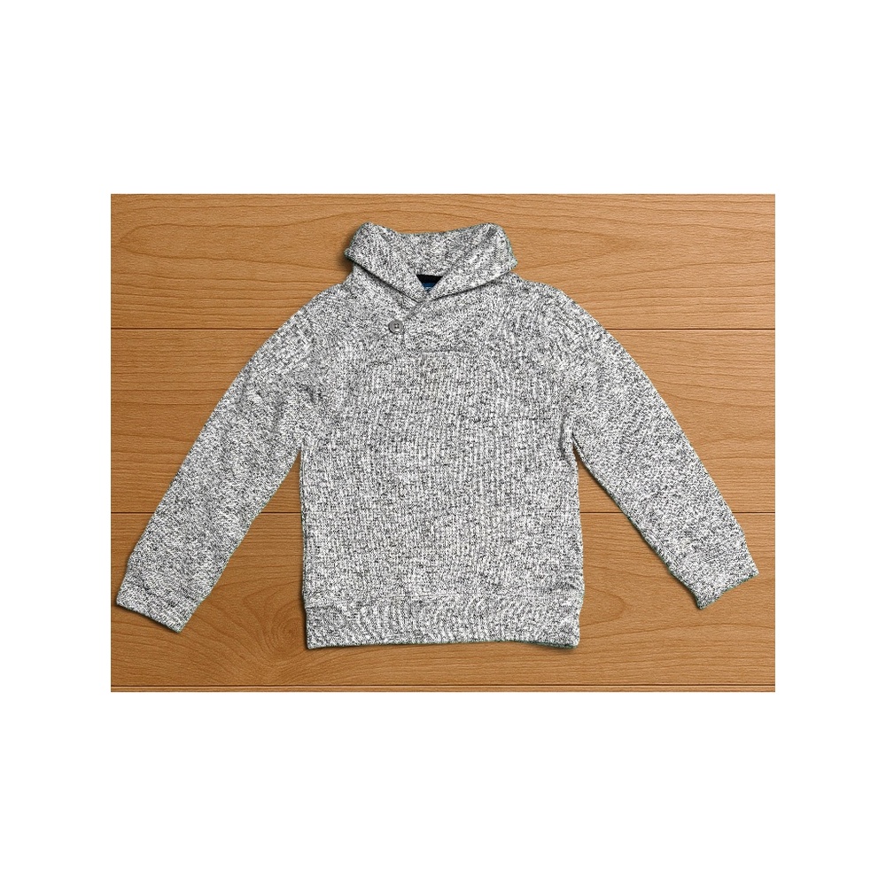 Arizona Jean Co. Gray Funnel Neck Pullover (Kids XS 6/7)